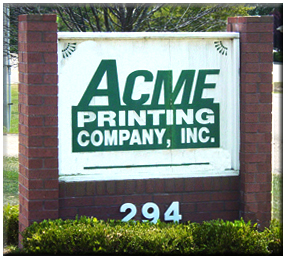 Acme sign